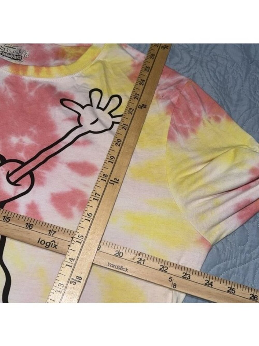 Nickelodeon SpongeBob SquarePants Tie-Dye Long Sleeve Shirt 3XL - Picture 5 of 5